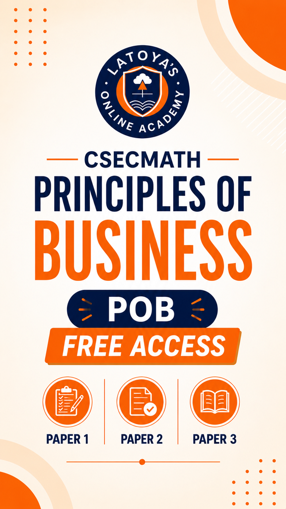 CSEC Principles of Business (POB) – Past Papers Access